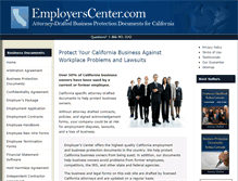 Tablet Screenshot of employerscenter.com